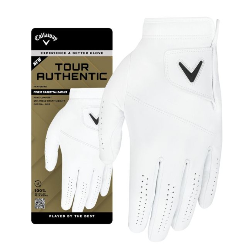 Callaway Men’s Tour Authentic Golf Glove 2025 Worn on Left Hand Cadet M