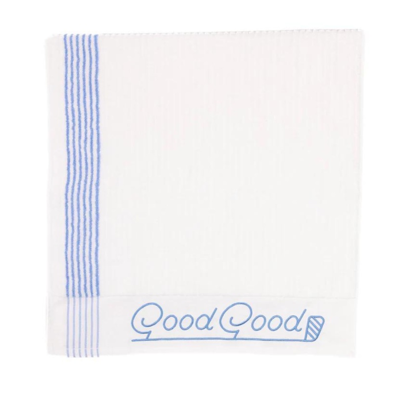 Good Good Pure Golf Towel White/Light Blue