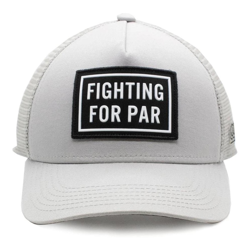 Good Good Right On Par Trucker Snapback Hat Grey/Black OSFM