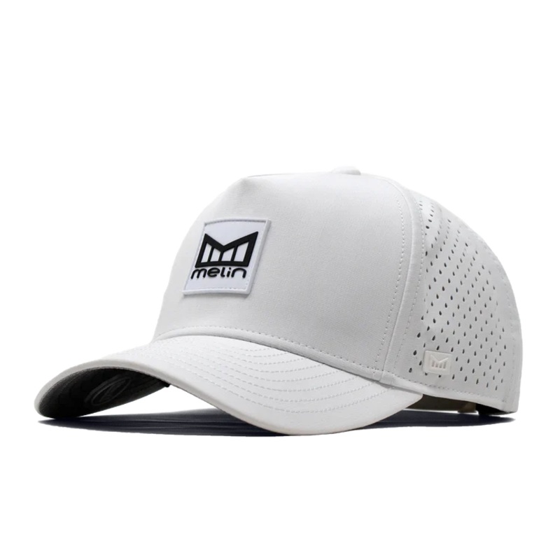 Melin Odyssey Stacked Hydro Hat White Small