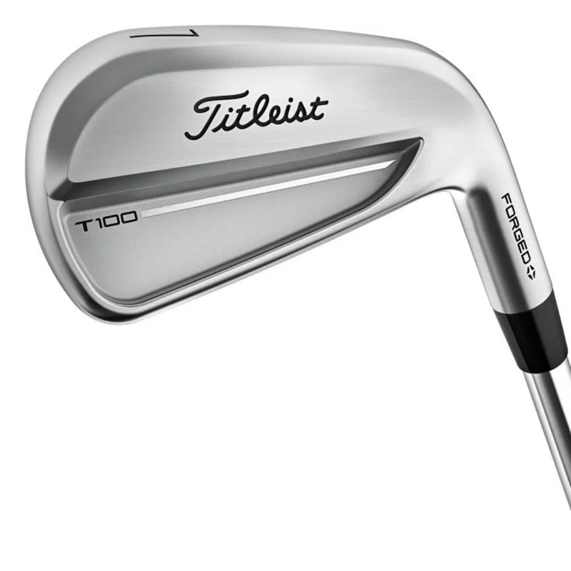 Titleist 2026 T100 Iron Set Steel Shafts Left Hand 4-PW AMT White Steel Stiff